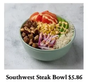 southwest steak bowl
